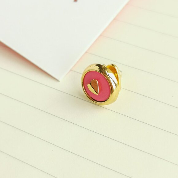 Heartful Gold Crushed Watermelon Stud Earrings - Kate Spade - Picture 3 of 3